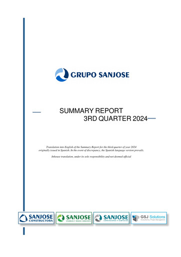 Thumbnail Grupo Empresarial San José Quarterly Report 2024-q3
