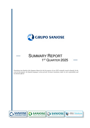 Thumbnail Grupo Empresarial San José Quarterly Report 2025-q1
