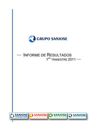 Thumbnail Grupo Empresarial San José Quarterly Report 2011-q1