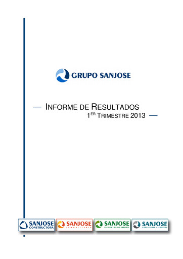Thumbnail Grupo Empresarial San José Quarterly Report 2013-q1