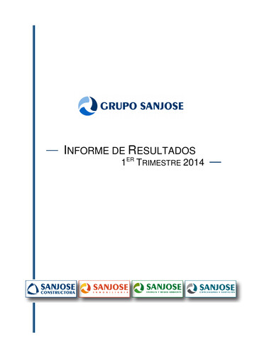 Thumbnail Grupo Empresarial San José Quarterly Report 2014-q1