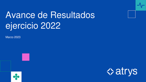 Vorschaubild Atrys Health Finanzbericht 2022