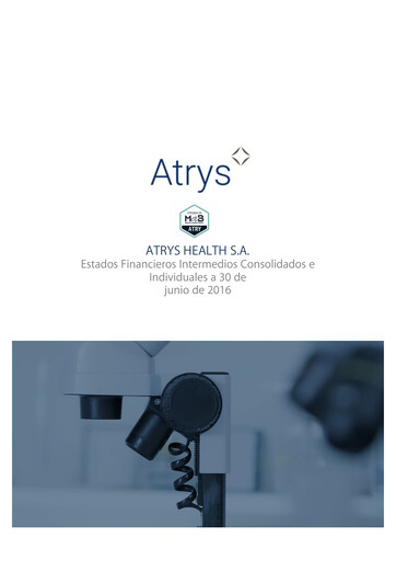 Thumbnail Atrys Health Half-year Report 2016-h1