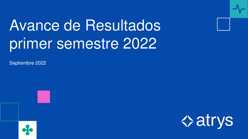 Vorschaubild Atrys Health Halbjahresbericht 2022-h1
