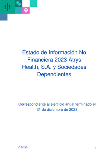Thumbnail Atrys Health Sustainability Report 2023