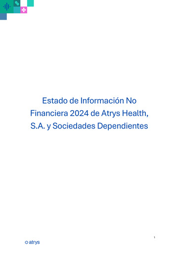 Thumbnail Atrys Health Sustainability Report 2024