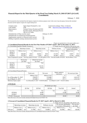 Thumbnail Japan Airport Terminal Quarterly Report 2017-q3