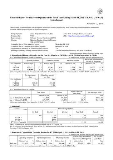 Thumbnail Japan Airport Terminal Quarterly Report 2018-q2