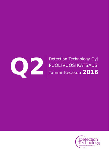 Thumbnail Detection Technology Half-year Report 2016-h1