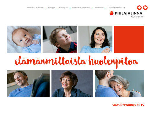 Miniature Pihlajalinna Oyj Rapport annuel 2015