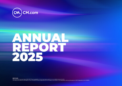 Vorschaubild CM.com Jahresbericht 2025