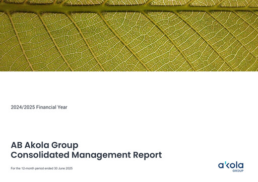 Thumbnail AB Akola Group Financial Report 2024-2025
