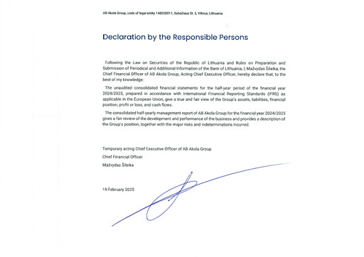 Vorschaubild AB Akola Group Halbjahresbericht 2024-h1