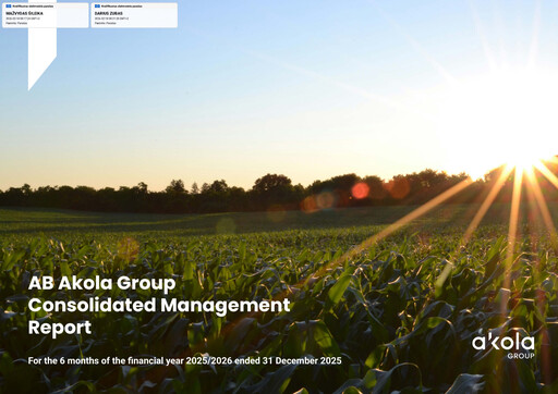 Vorschaubild AB Akola Group Halbjahresbericht 2025-h1