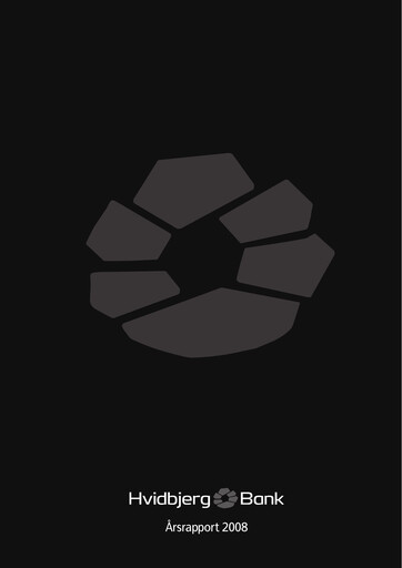 Thumbnail Hvidbjerg Bank Annual Report 2008