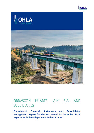 Thumbnail Obrascón Huarte Lain Financial Statement 2024