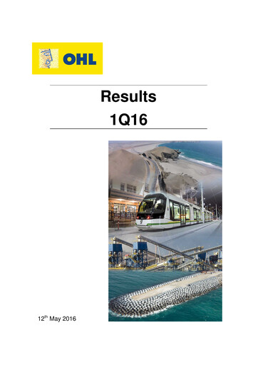 Thumbnail Obrascón Huarte Lain Quarterly Report 2016-q1