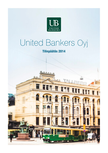 Miniature United Bankers Oyj Bilan financier 2014