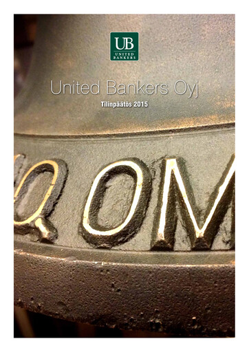 Thumbnail United Bankers Oyj Financial Statement 2015