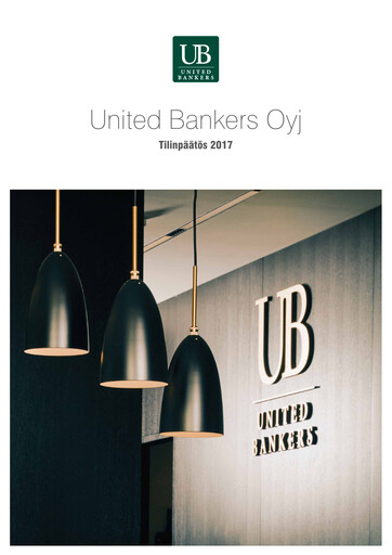 Thumbnail United Bankers Oyj Financial Statement 2017