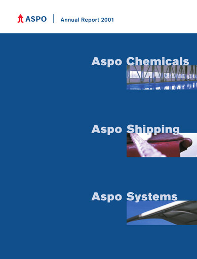 Thumbnail Aspo Oyj Annual Report 2001