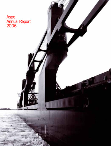 Thumbnail Aspo Oyj Annual Report 2006