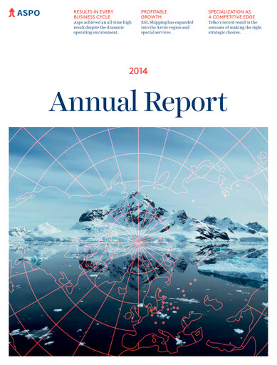 Thumbnail Aspo Oyj Annual Report 2014