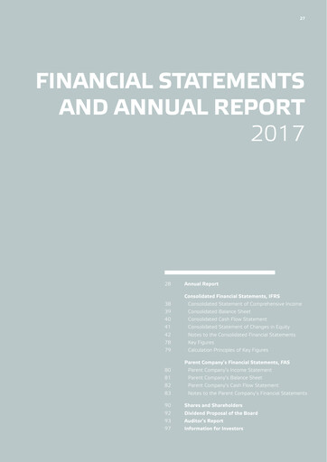 Thumbnail Aspo Oyj Annual Report 2017