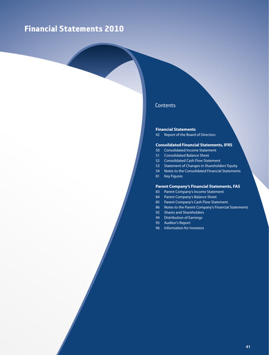 Thumbnail Aspo Oyj Financial Statement 2010