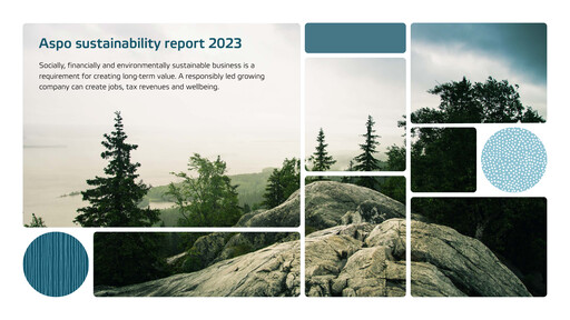 Thumbnail Aspo Oyj Sustainability Report 2023