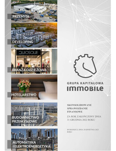 Thumbnail Grupa Kapitałowa Immobile Financial Statement 2022
