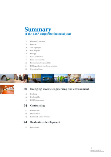 Thumbnail Compagnie d'Entreprises CFE Annual Report 2016