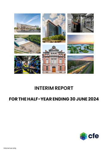 Thumbnail Compagnie d'Entreprises CFE Half-year Report 2024-h1