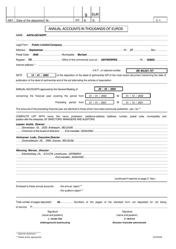 Thumbnail Agfa-Gevaert Annual Report 2002