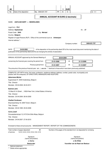 Thumbnail Agfa-Gevaert Annual Report 2008