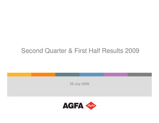 Vorschaubild Agfa-Gevaert Halbjahresbericht 2009-h1