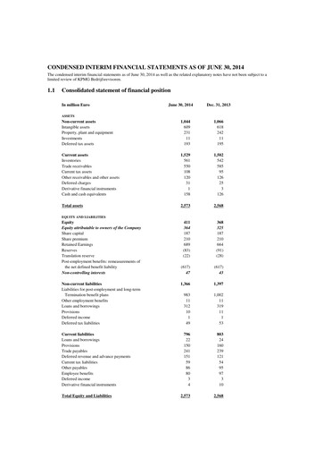 Thumbnail Agfa-Gevaert Half-year Report 2014-h1