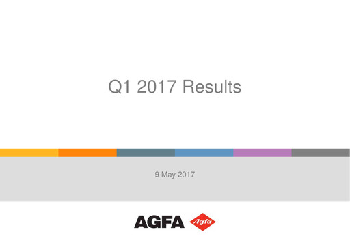 Thumbnail Agfa-Gevaert Quarterly Report 2017-q1