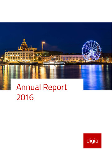 Thumbnail Digia Oyj Annual Report 2016
