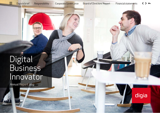 Thumbnail Digia Oyj Annual Report 2017
