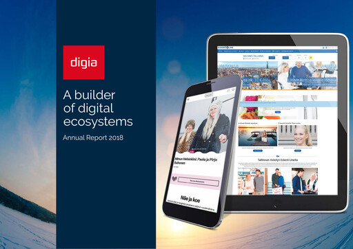 Thumbnail Digia Oyj Annual Report 2018