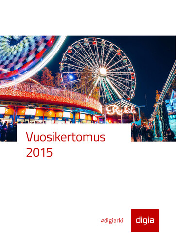 Thumbnail Digia Oyj Annual Report 2015