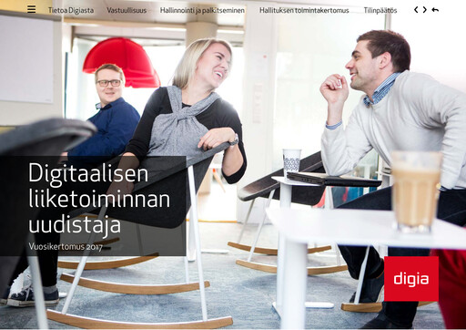 Thumbnail Digia Oyj Annual Report 2017
