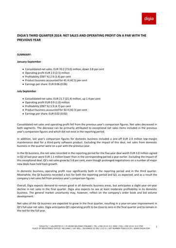 Thumbnail Digia Oyj Quarterly Report 2014-q3