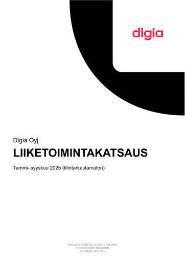 Thumbnail Digia Oyj Quarterly Report 2025-q3