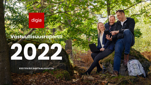 Thumbnail Digia Oyj Sustainability Report 2022