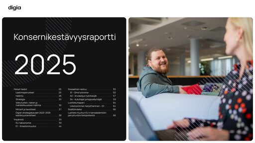 Thumbnail Digia Oyj Sustainability Report 2025