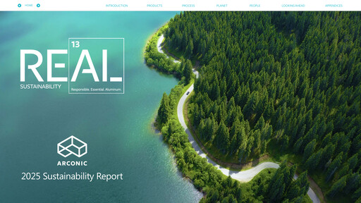 Thumbnail Arconic Sustainability Report 2025