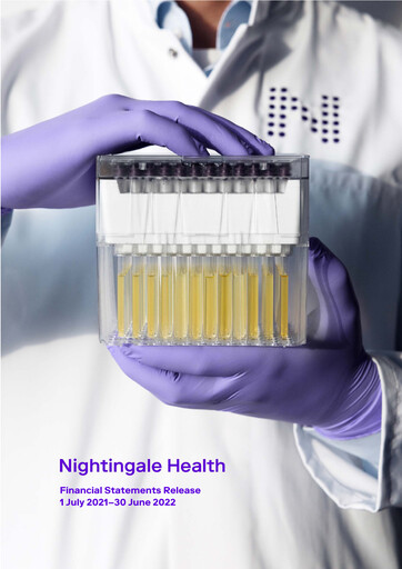 Thumbnail Nightingale Health Financial Report 2021-2022