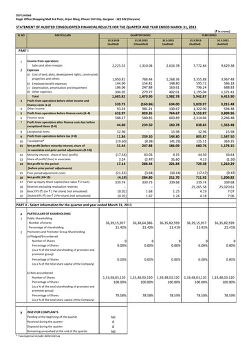 Thumbnail DLF Quarterly Report 2013-q4